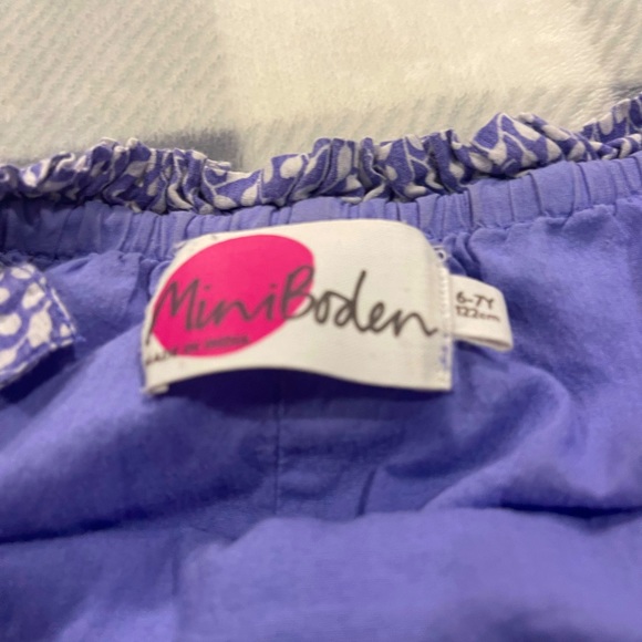 Mini Boden purple tiered strapped dress - Picture 9 of 9